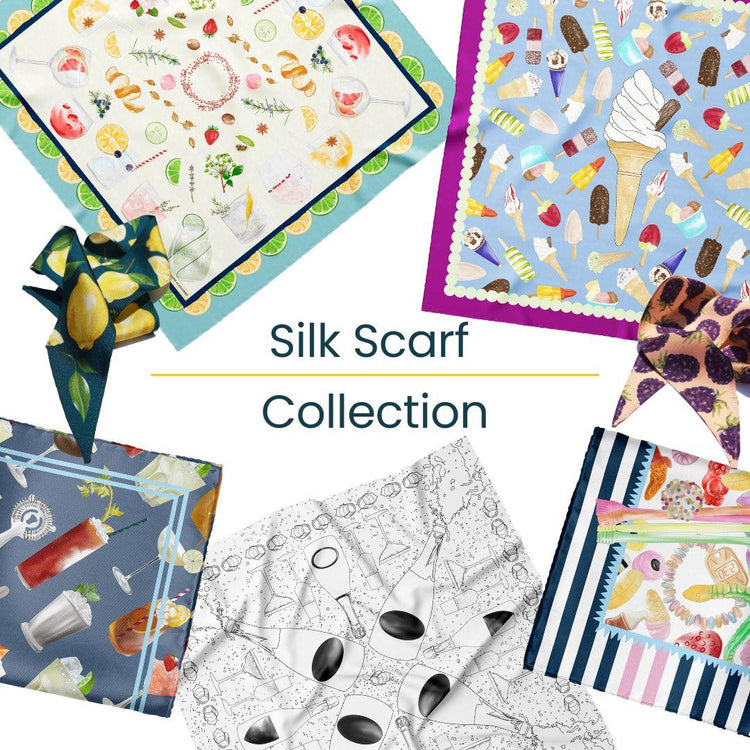 100% Silk Scarves - Corinne Alexander