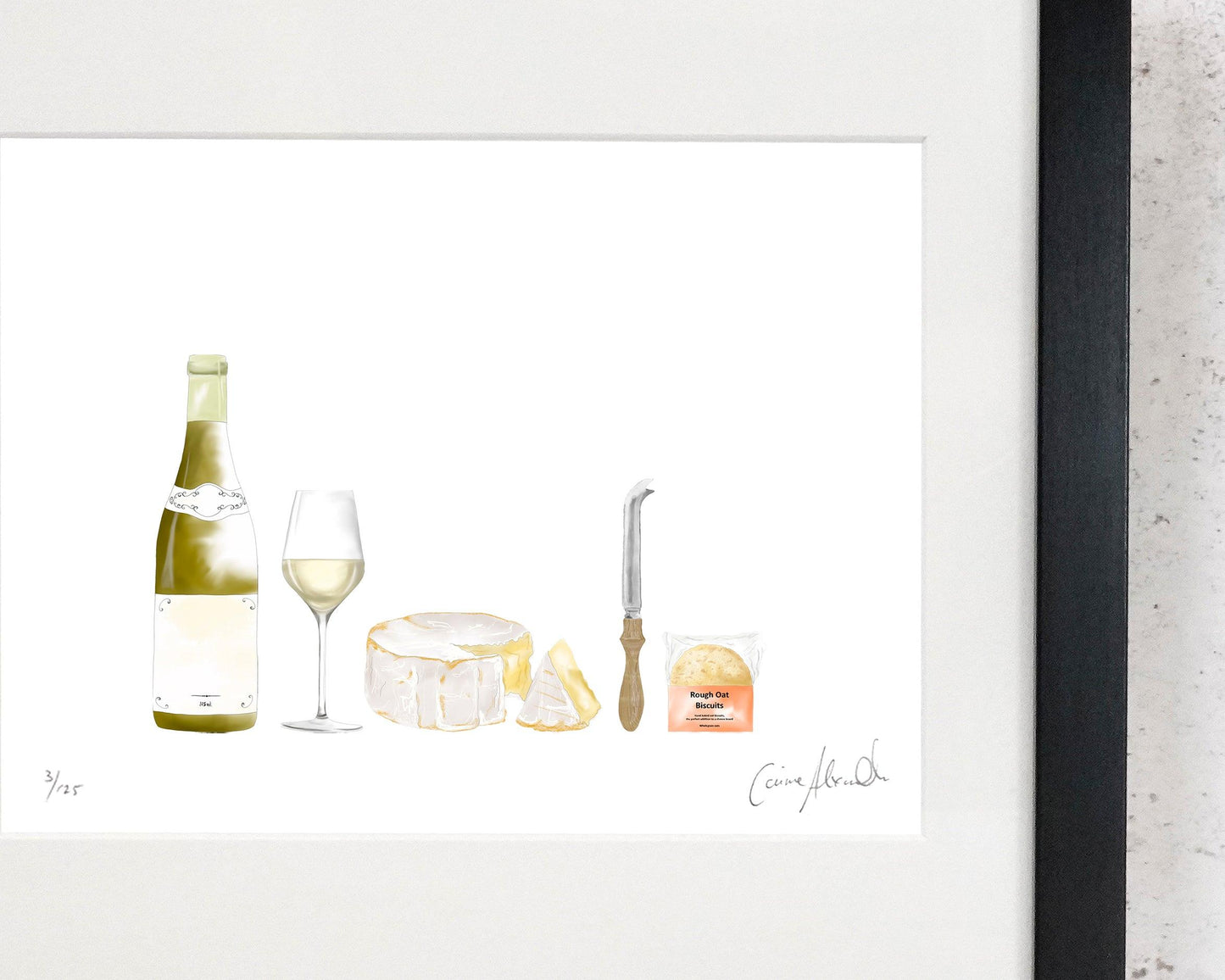 Cheese & Wine Print