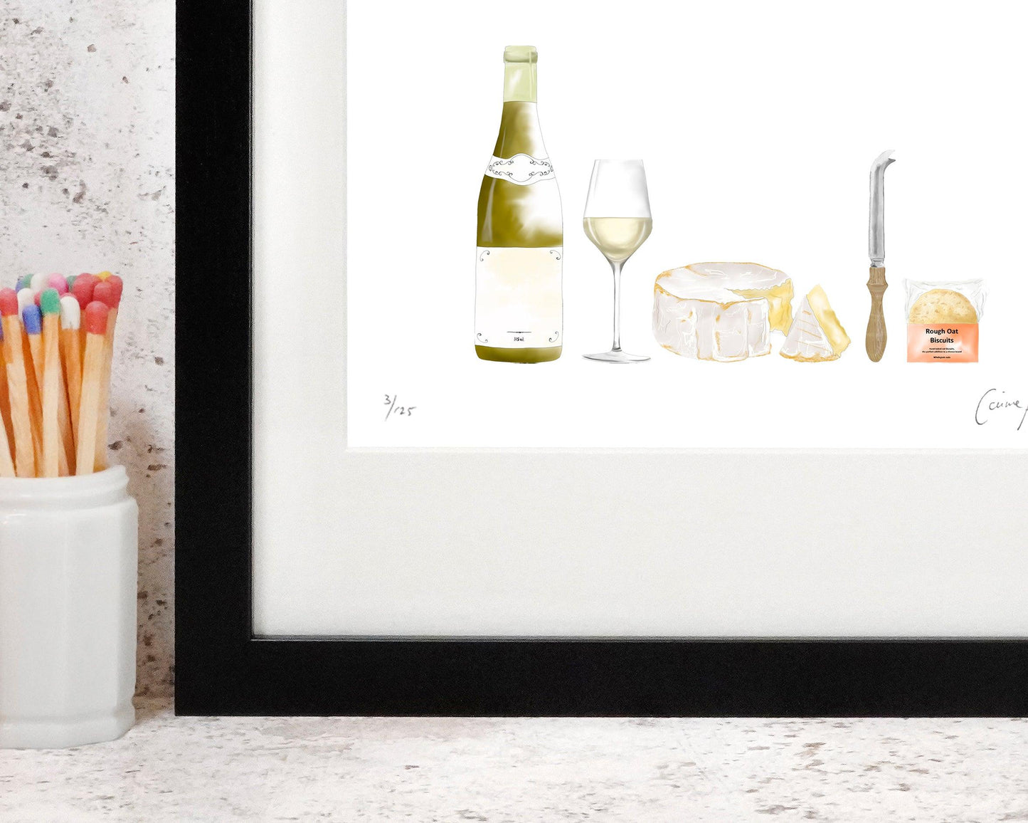 Cheese & Wine Print