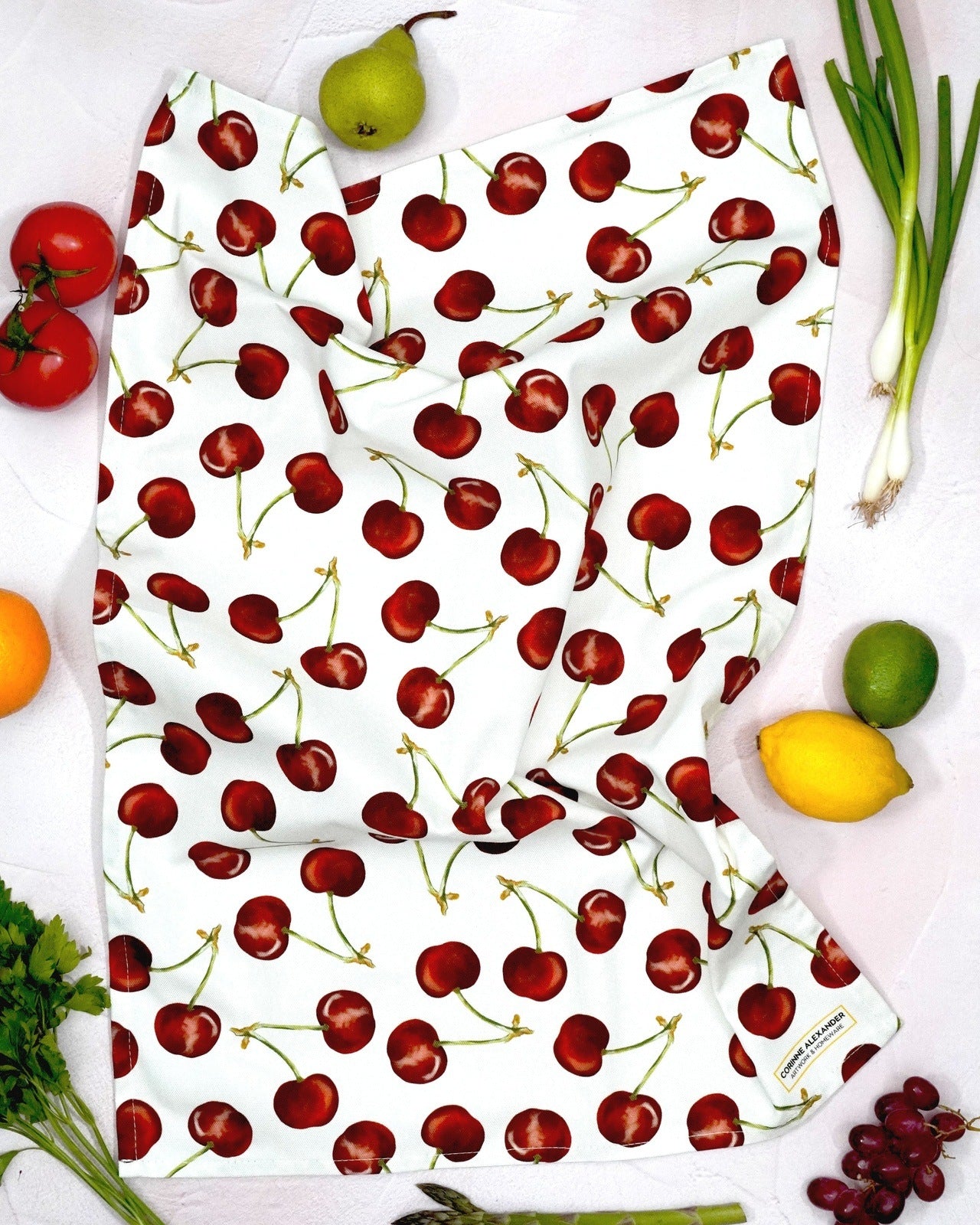 Cherry dish deals towels