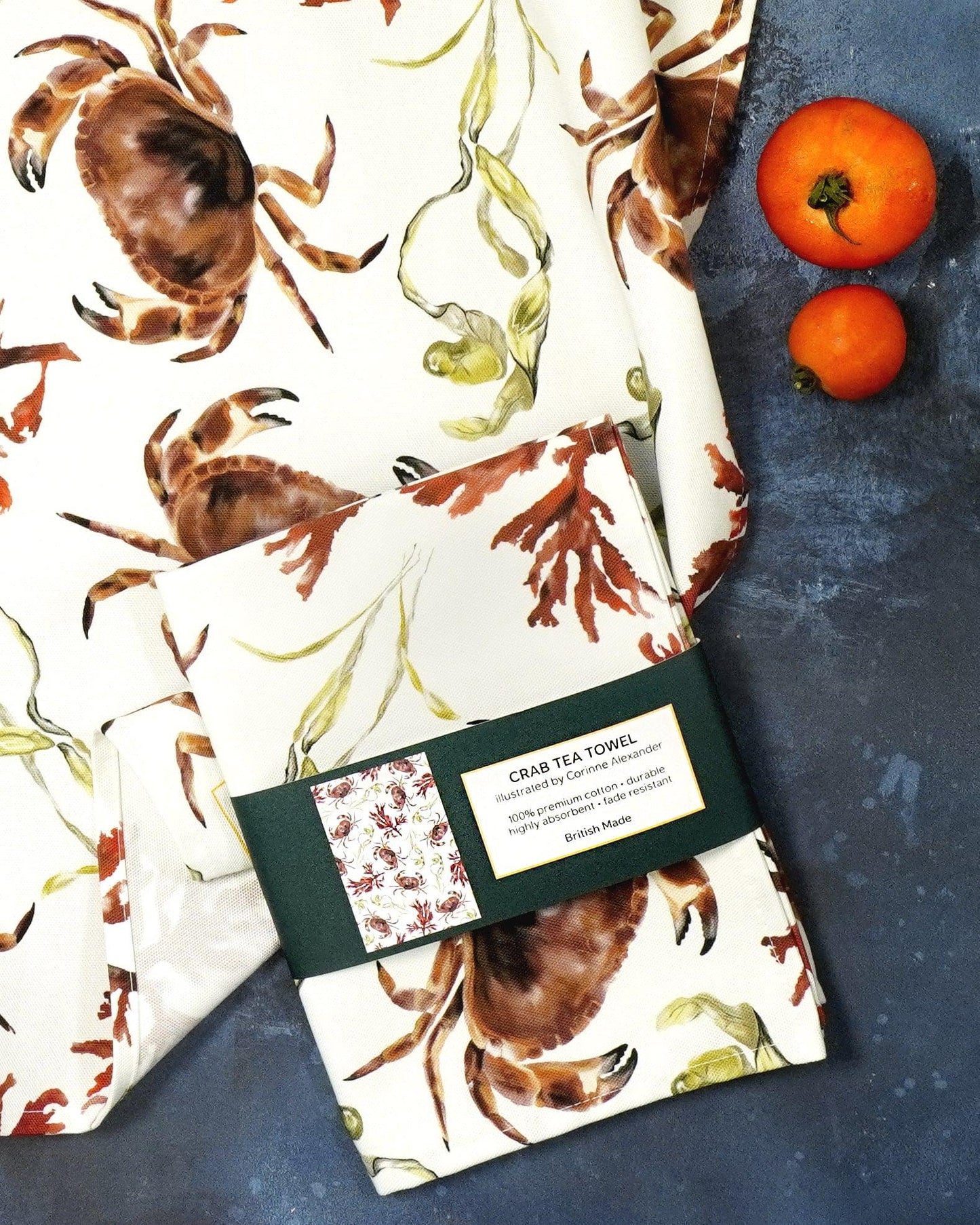 Crab Tea Towel