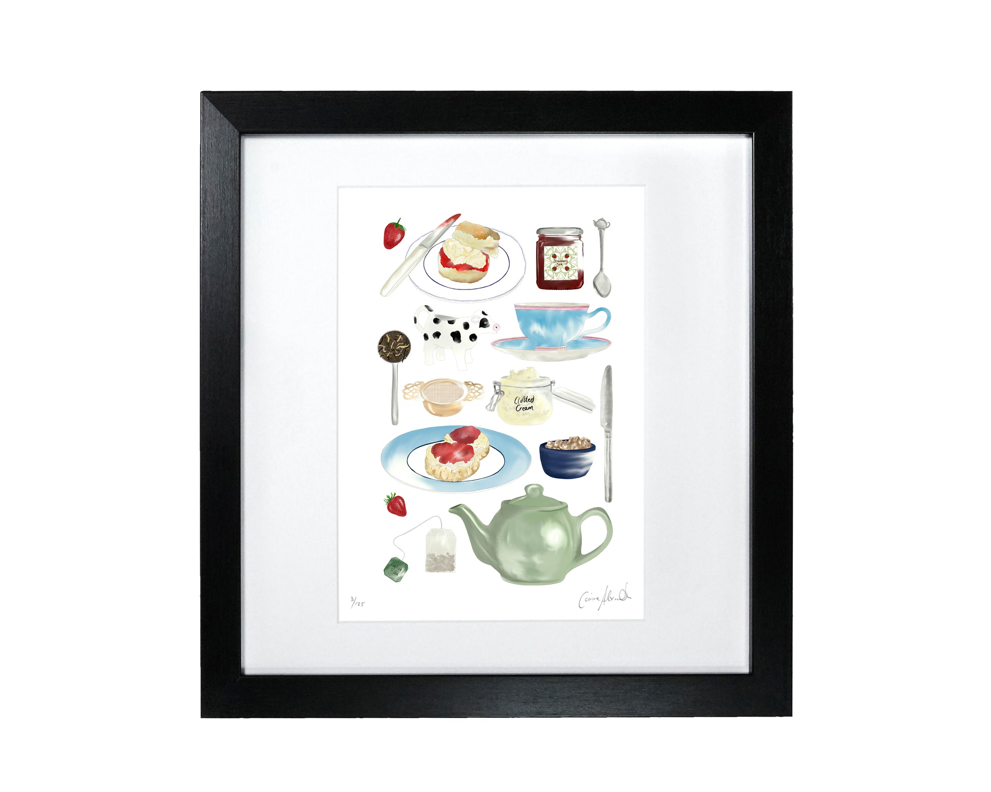 Cream Tea Print