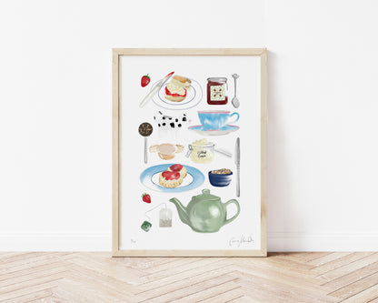 Cream Tea Print