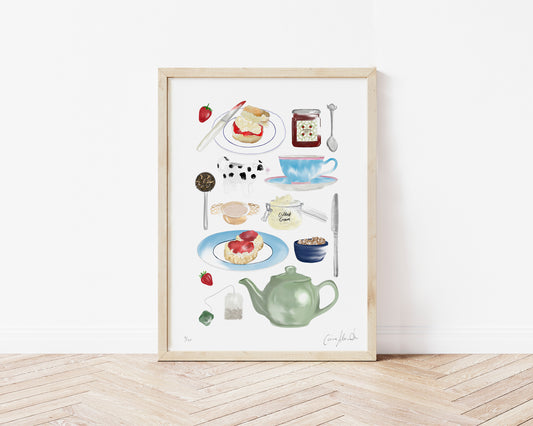 Cream Tea Print