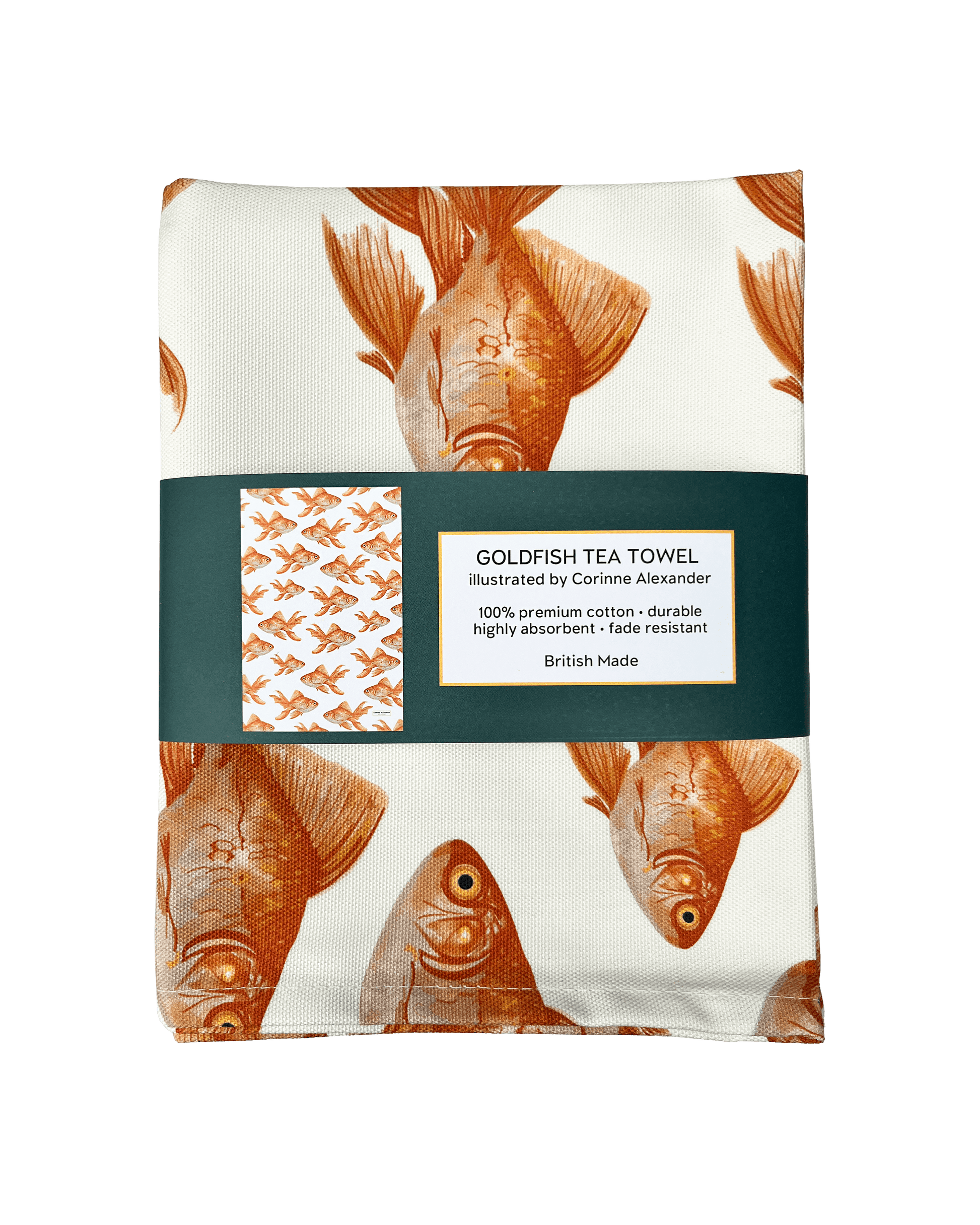 Goldfish Tea Towel