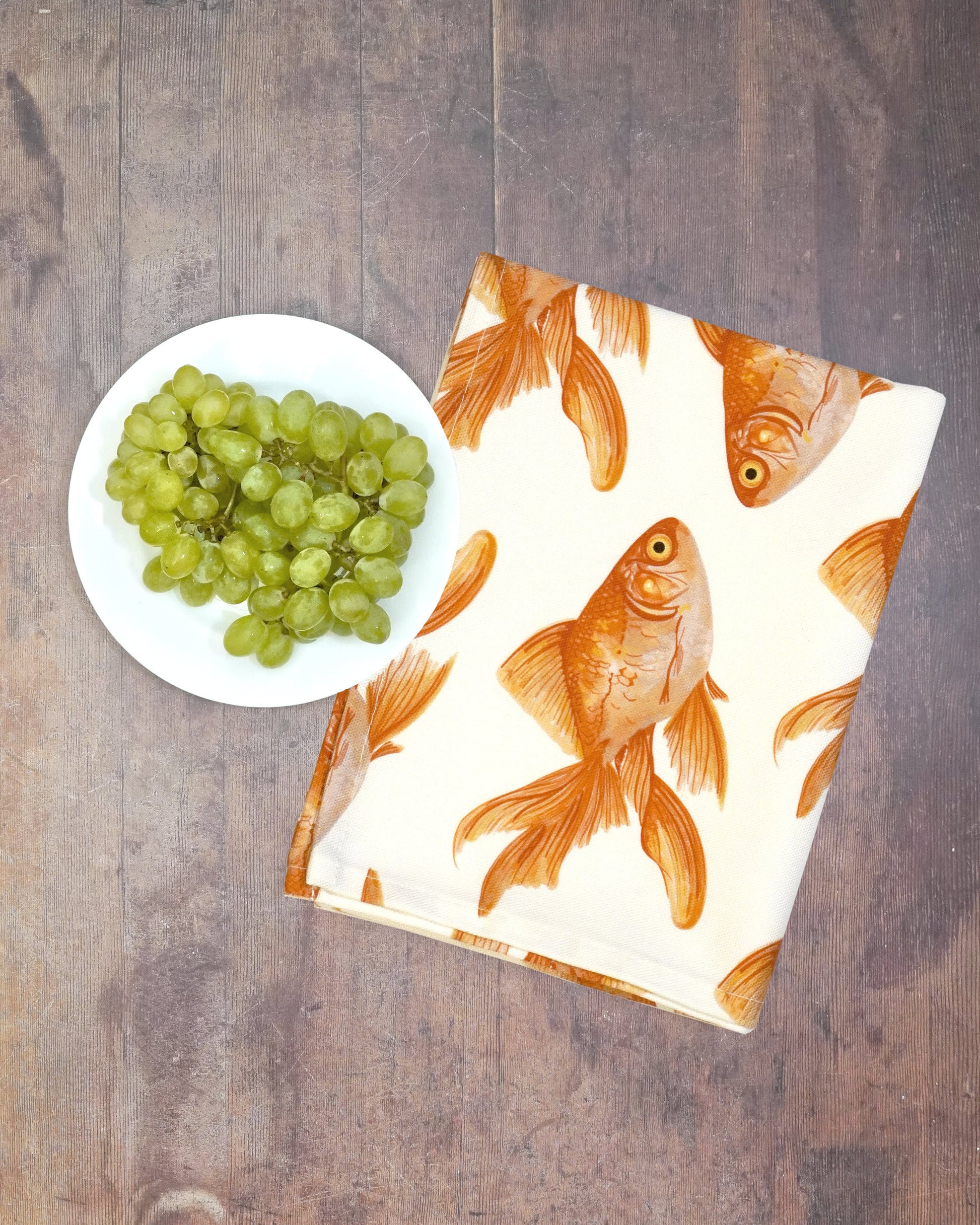 Goldfish Tea Towel