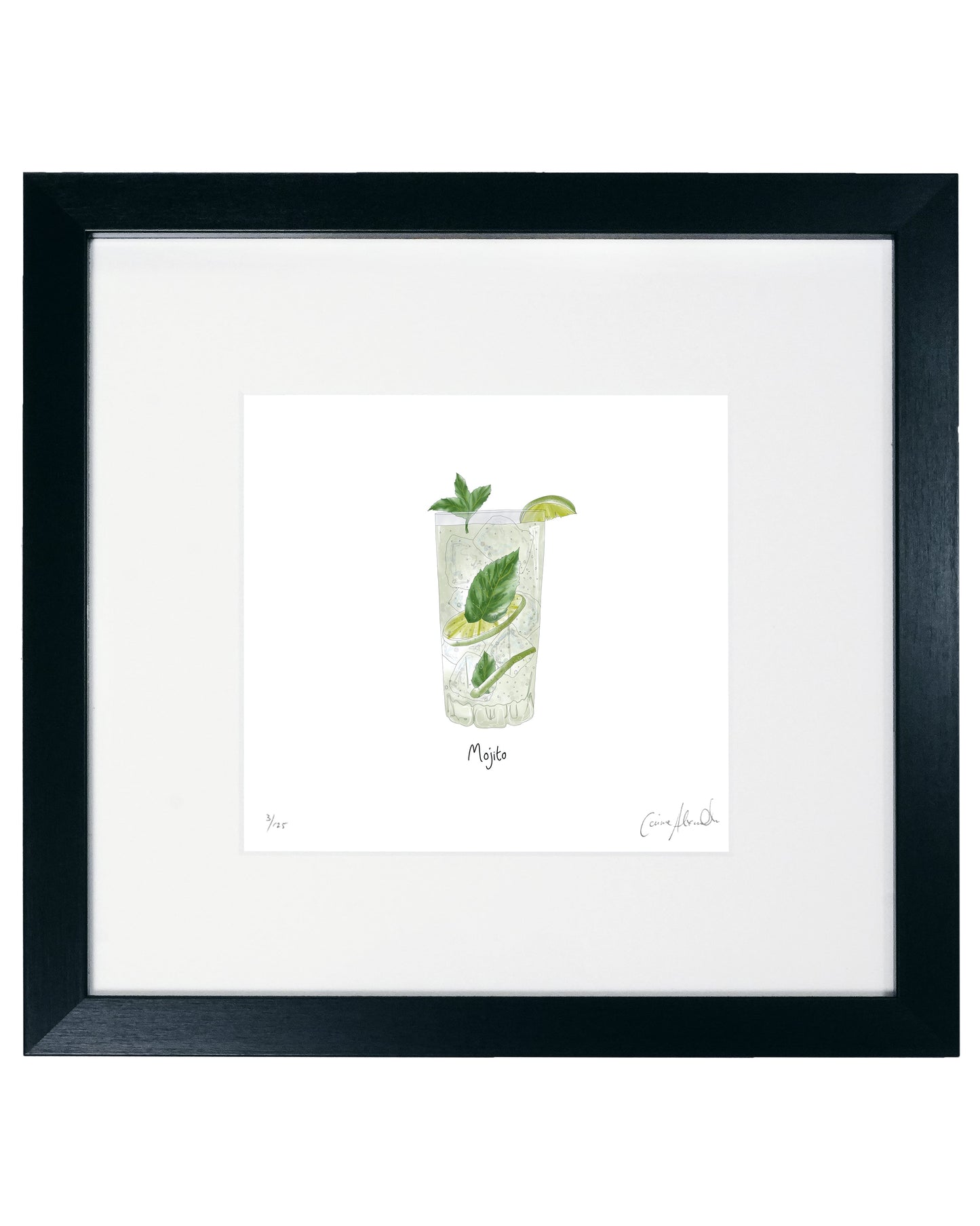 Mojito Cocktail Print