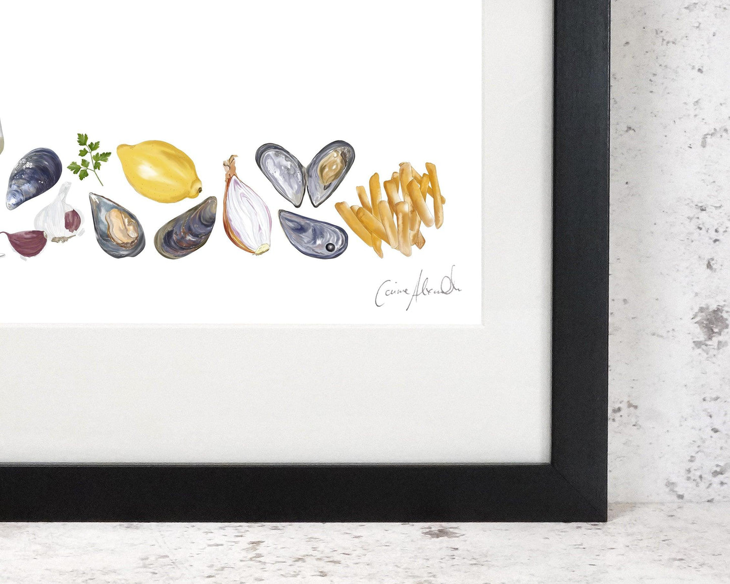 Moules Frites Print