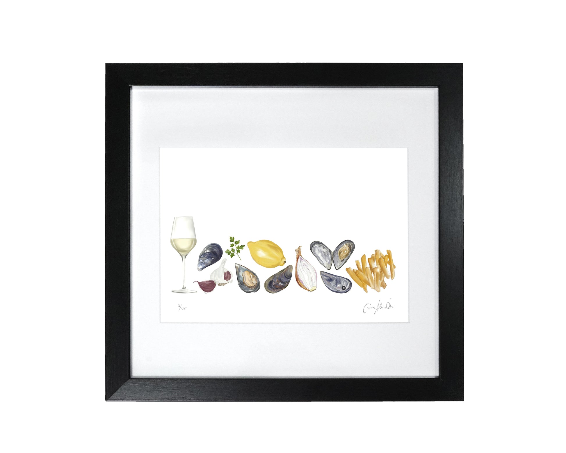 Moules Frites Print