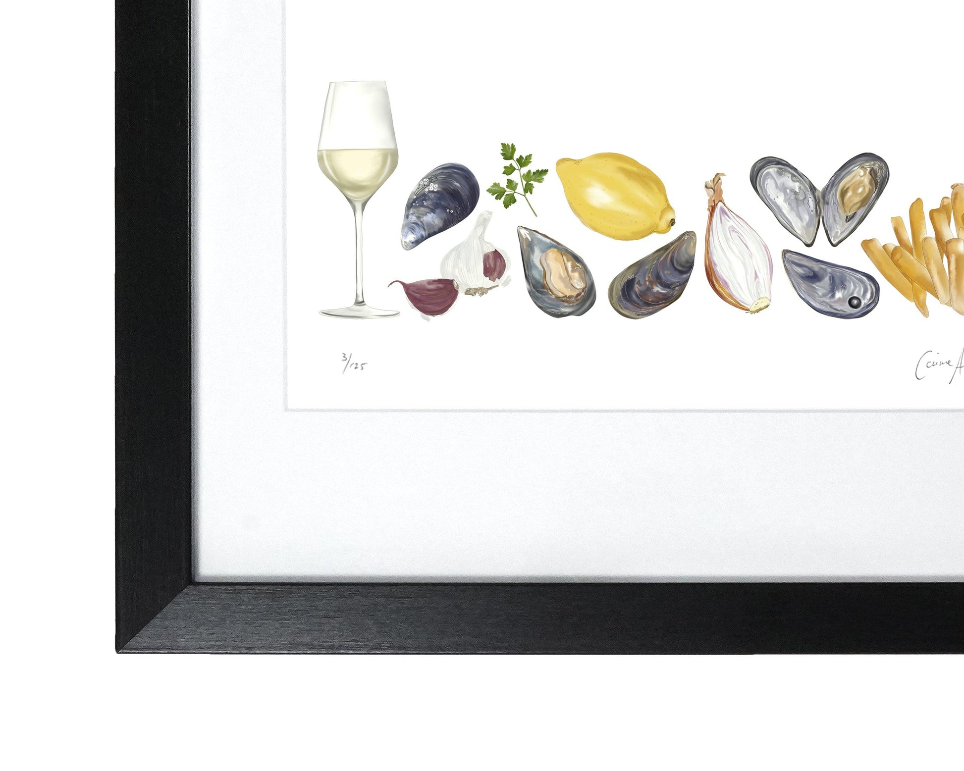 Moules Frites Print