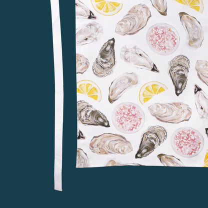 Illustrated oyster cooks apron 