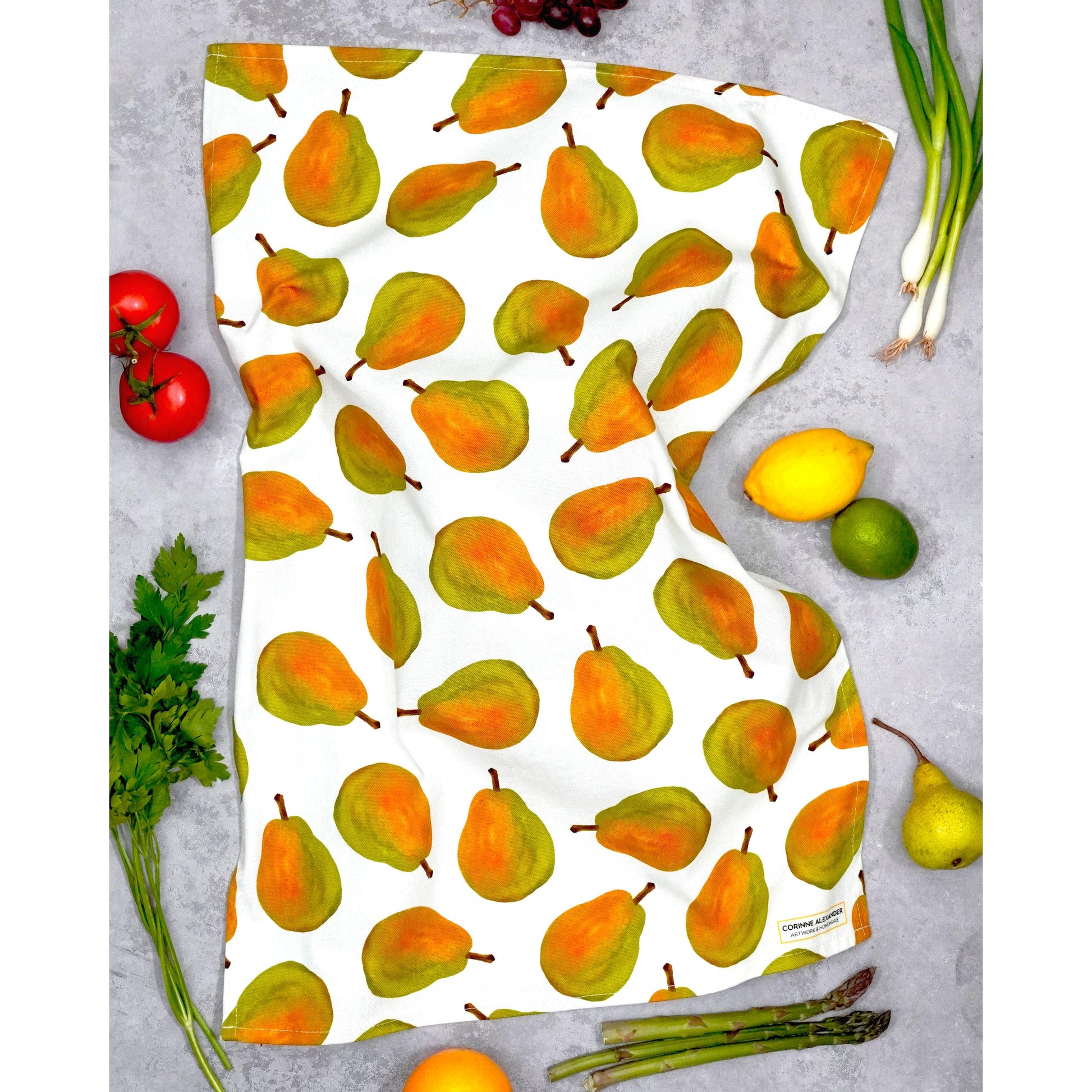 Pear Tea Towel