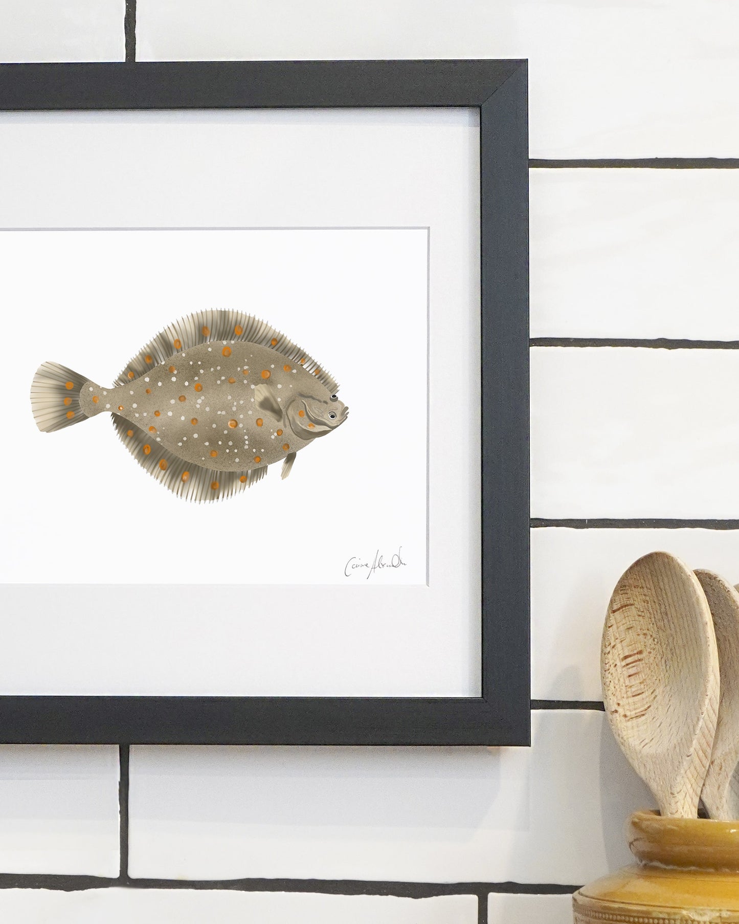 Plaice Print