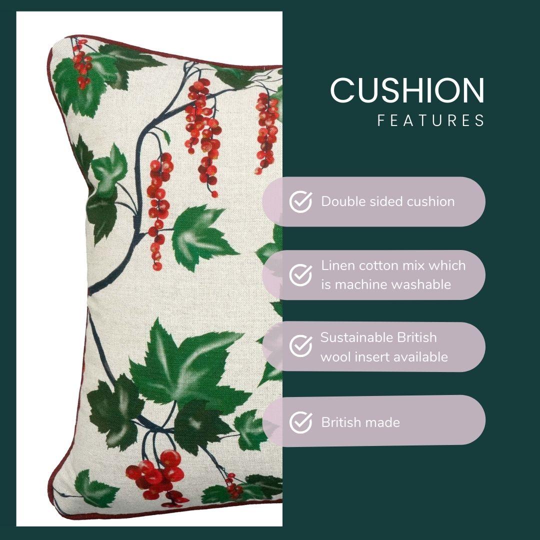 Redcurrant Cushion