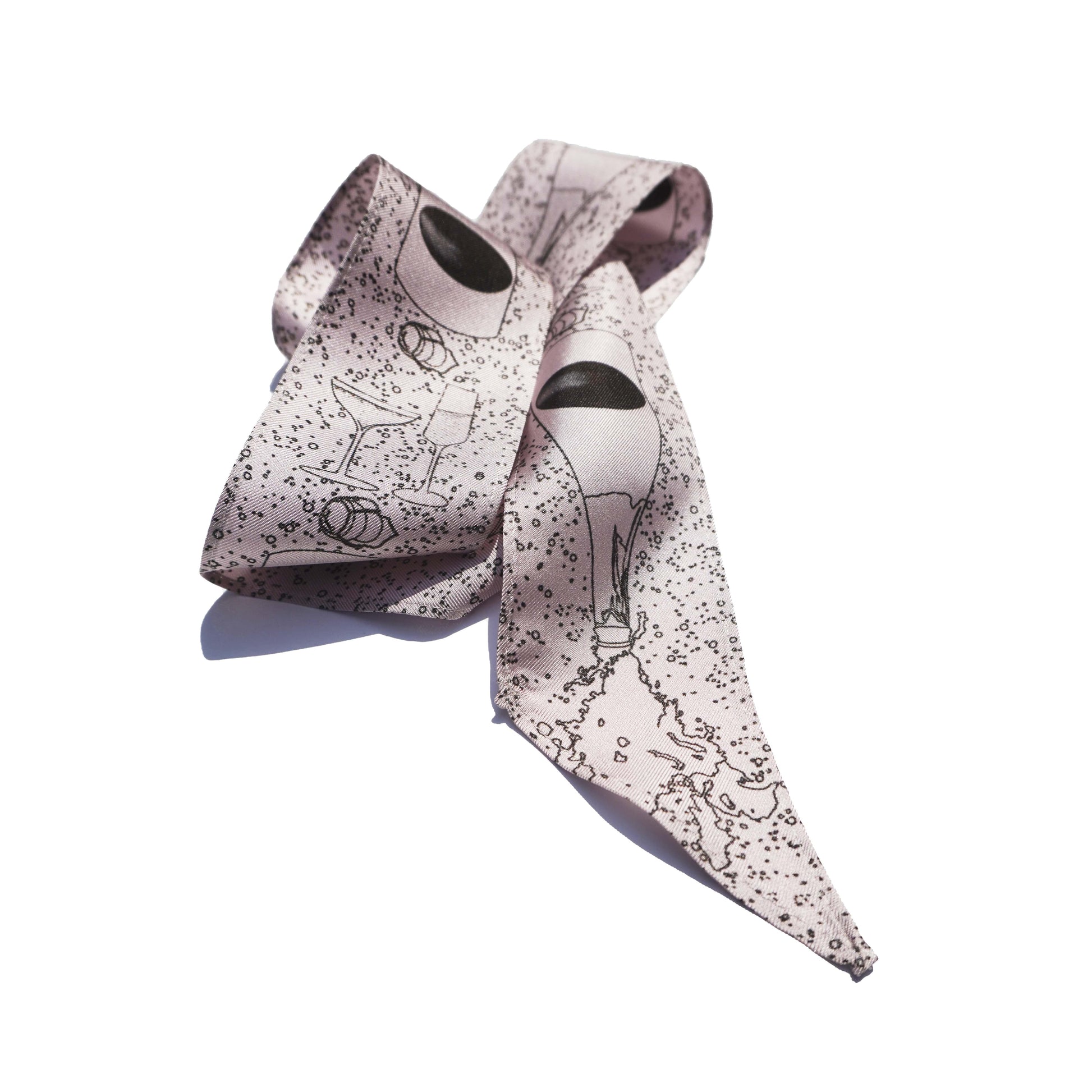 Skinny Pop & Fizz Silk Scarf