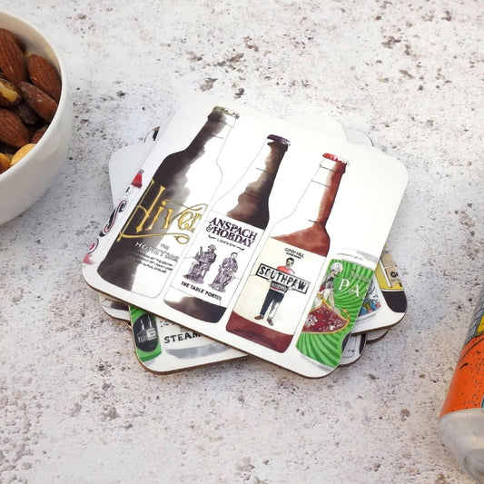 Craft Beer Coaster Set