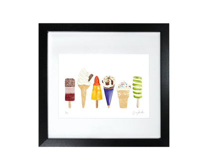 Framed Ice Cream Print