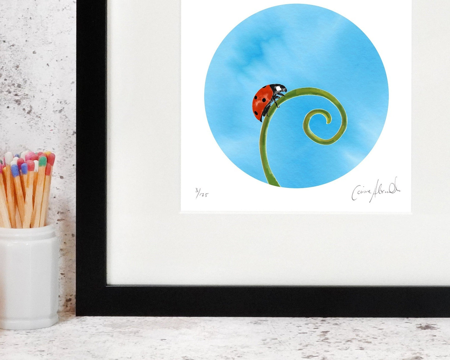 Ladybird art print