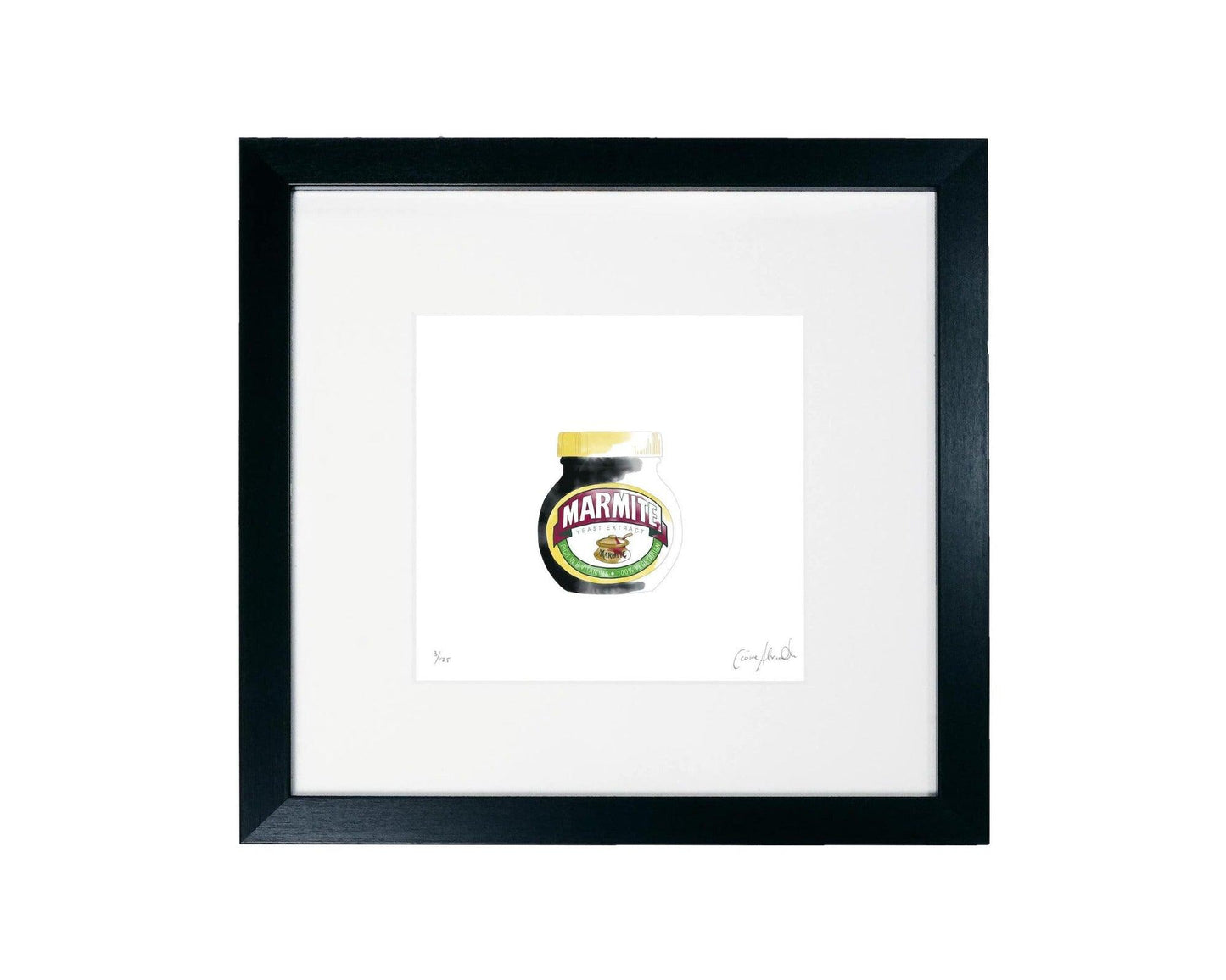 Framed Marmite Art Print