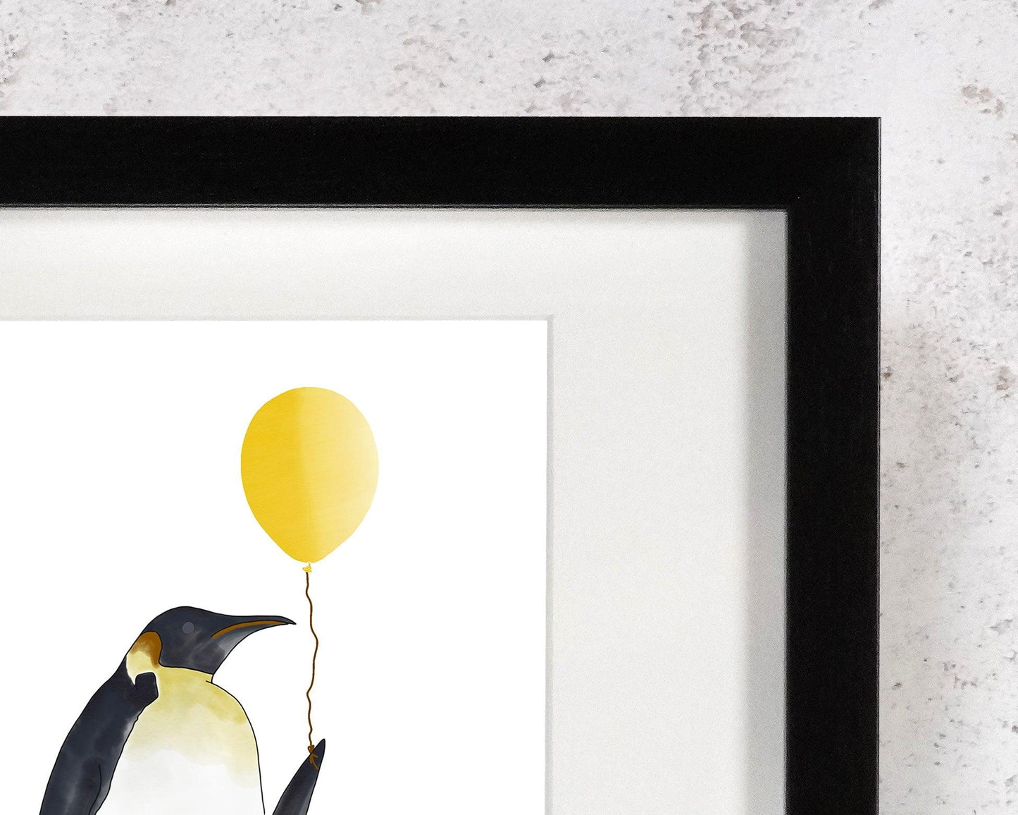 Playful Penguin Nursery Print