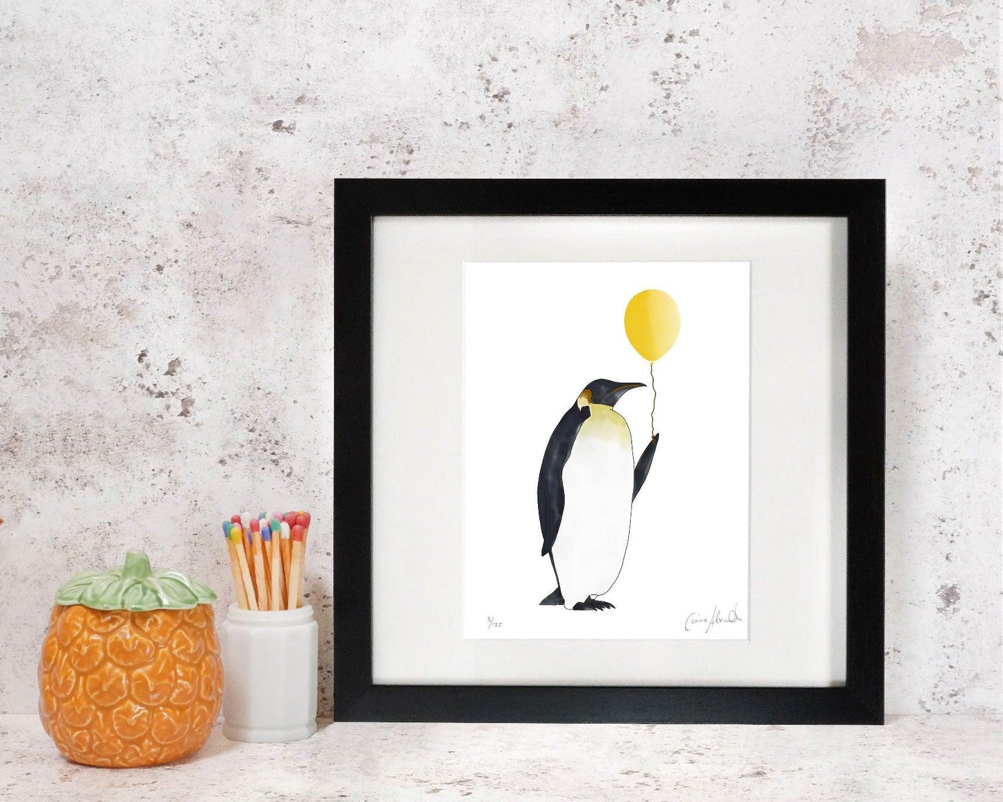 Playful Penguin Nursery Print