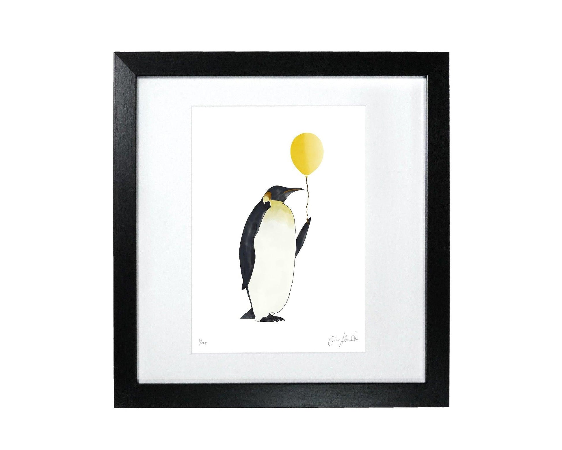 Playful Penguin Nursery Print