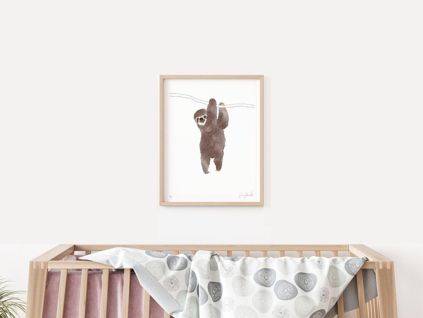 Sloth Art print